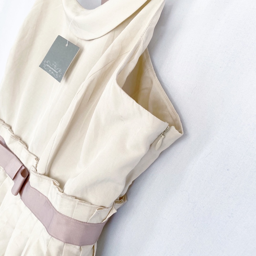 Moulinette Soeurs Cream Midi Dress - Picture 5 of 11